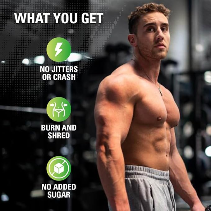 EHP Labs OxyShred Non Stimulant Pre Workout Powder - Stim Free Pre Workout, Caffeine Free Preworkout for Men & Women - Non Stim Preworkout - Sugar Free Energy Powder - Mojito, 60 Servings