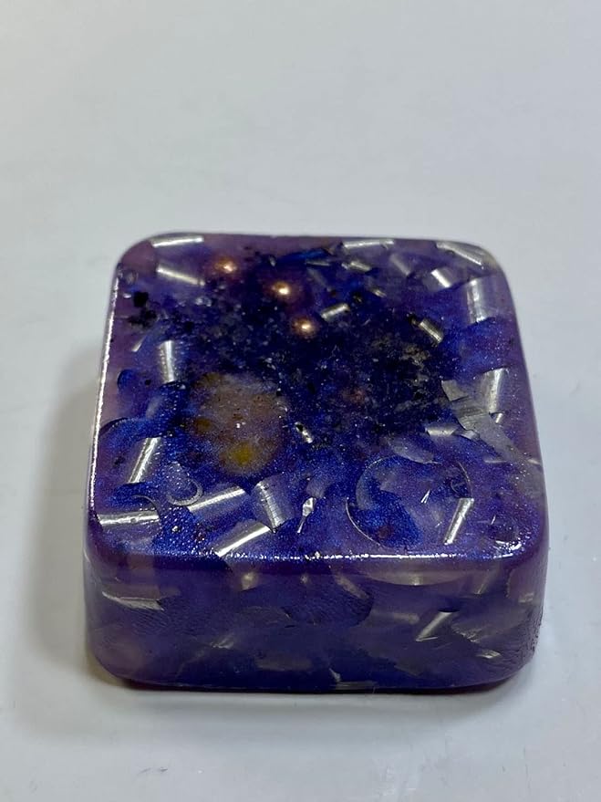 Misty Lavender 2 Mini Cube Tower Busters Crystal Orgone (Misty Lavender)