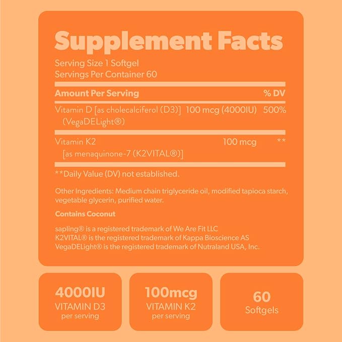 Vegan Omega 3 & Vegan Vitamin D3 + K2 Supplement Bundle - Plant-Based DHA & EPA Fatty Acids, 4000 IU Vitamin D3 and 100mcg Vitamin K2 as Mk7
