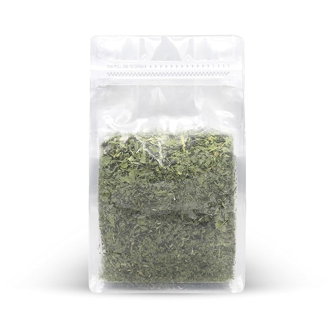 Saffronia Dried Fenugreek Leaves, Vegan Friendly Kasoori Methi, Carefully Packaged In Resealable Bag, Ideal for Mexican, Indian, Mediterranean and Asian Cuisine - 6 Oz (170 g)