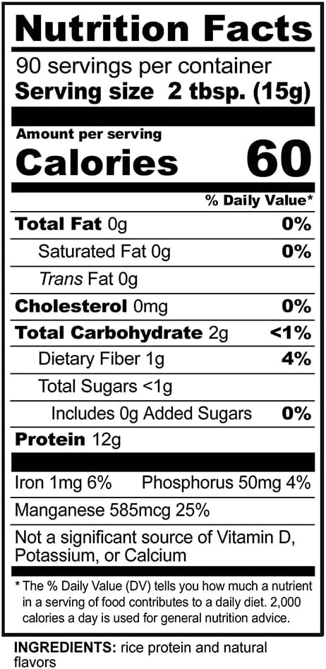 NutriBiotic – Vanilla Rice Protein, 3 Lb (1.36kg) | Low Carb, Keto-Friendly, Vegan, Raw Protein Powder | Grown & Processed Without Chemicals, GMOs or Gluten | Easy to Digest & Nutrient Rich
