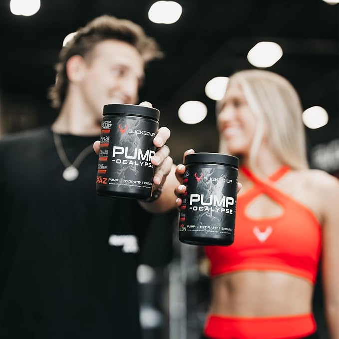 Pump-ocalypse Blood Raz | Nitric Oxide and L Arginine Supplement with Citrulline Malate, GlycerPump | Ultimate N.O. Booster | Lean Muscle Support for Blood Flow, Vascularity, Hydration and Endurance