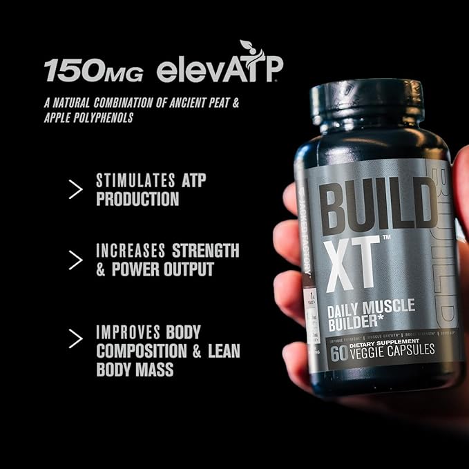 Jacked Factory Nitrosurge Pre-Workout in Cherry Limeade & Build XT Muscle Building Bundle for Men & Women
