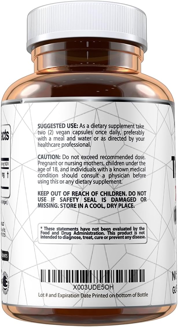 Vegan Labs Tongkat Ali 200:1 Extract, 1200MG Per Servings- 180 Vegan Capsules- Supports Energy and Stamina- Gluten Free, Non-GMO Premium Quality Supplement