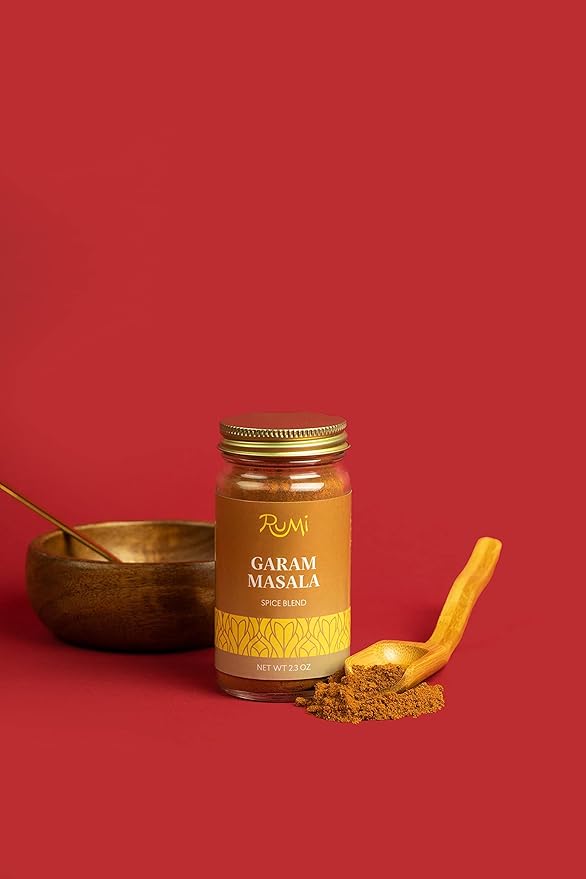 Rumi Spice - Garam Masala (2.3 oz) | Complex and Mildly Sweet with Cardamom, Cumin, Coriander, Fenugreek, Clove | Ethically Sourced | Salt Free | Non GMO | Gluten Free