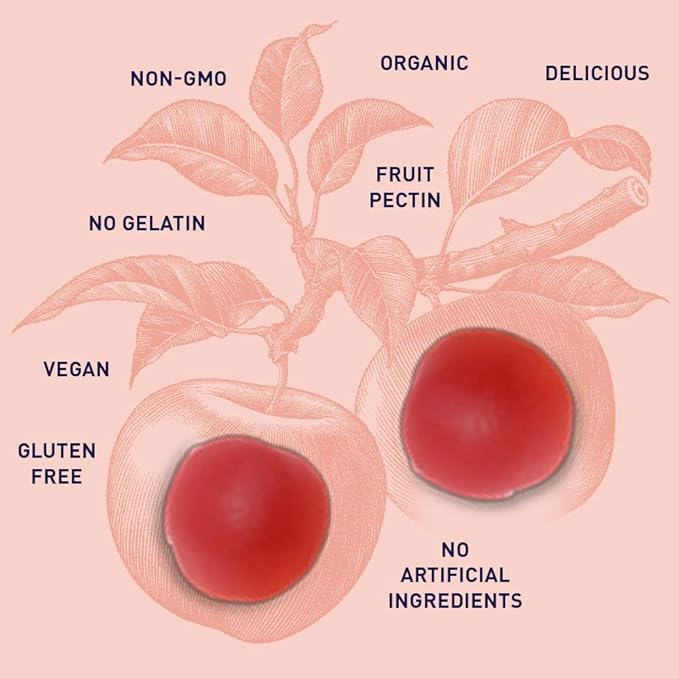 Garden of Life Apple Cider Vinegar Probiotic Gummies USDA Organic ACV Gummy Vitamins, 2 Billion CFUs, Whole Food Vitamin B12-60 Vegan, Non-GMO Gummies for Digestion & Immunity