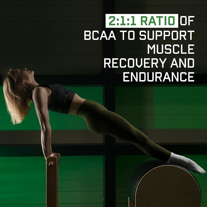 Bolt BCAA Powder, 2:1:1 Potent Formula-Leucine, Isoleucine, Valline, Suppots Muscle Recovery, Growth & Endurance,Watermelon Fizz, 30 Servings