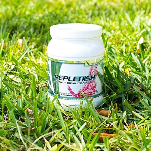 Nutrition Replenish Instant & Complete Recovery (Post Workout Formula, 11g of BCAAs & EAAs, 20g Whey Protein, 1000mg Creatine MagnaPower, Zero Refined Sugars) – 2lb Jar – Watermelon