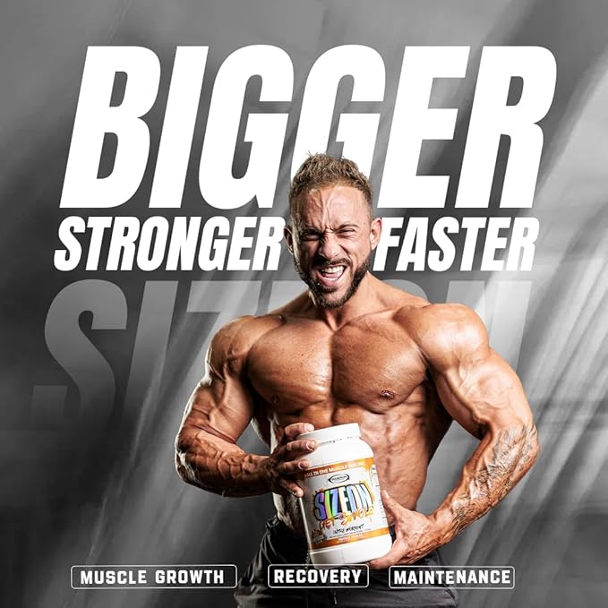 Gaspari Nutrition SizeOn, The Ultimate Hybrid Intra-Workout Amino Acid & Creatine Formula, Increased Muscle Volume & Muscle Recovery (Grape Cooler, 24 Servings)