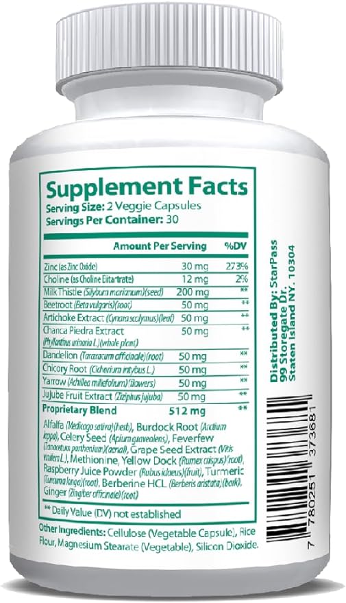 Pure Liver Health | Liver Detox & Cleansing Repair Formula with Natural Nutrients