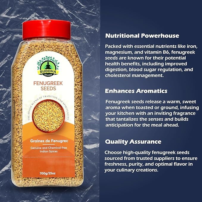 Buddha Spices Inc. Fenugreek Seeds - 700g (25oz)