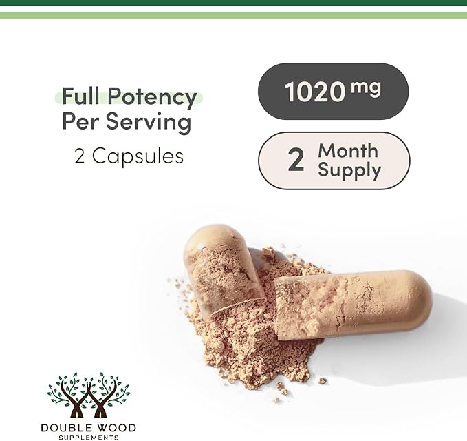 Tongkat Ali - 1000mg (2 Month Supply) - Men's Health - 200:1 Extract of (Longjack) Eurycoma Longifolia, with 20mg Tribulus Terrestris (Third Party Tested) by Double Wood