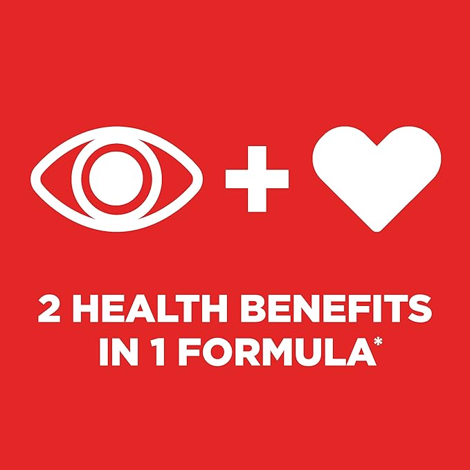 PreserVision AREDS 2 Eye Vitamins for Macular Support with CoQ10 for Heart Health, Lutein and Zeaxanthin Supplement with Vitamin C & E, Zinc, and Copper for Vision & Ocular Health, 80 Softgels