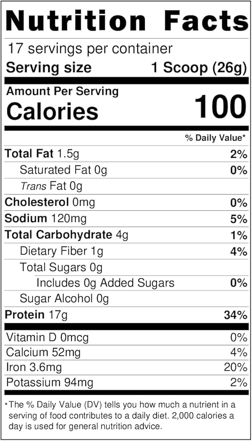 Organic Vegan - Tri-Blend Plant Based Protein Powder - Vanilla Protein Powder - No Additives, Dairy-Free, Soy-Free, Keto-Friendly, Gluten-Free, Non-GMO - 17 Servings (442g)