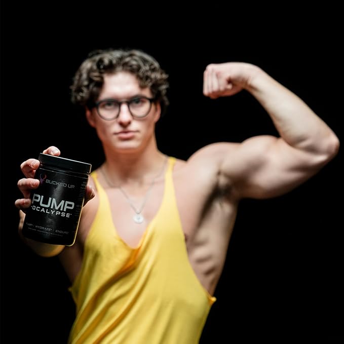 Pump-ocalypse Tropical | Nitric Oxide and L Arginine Supplement with Citrulline Malate, GlycerPump | Ultimate N.O. Booster | Lean Muscle Support for Blood Flow, Vascularity, Hydration and Endurance