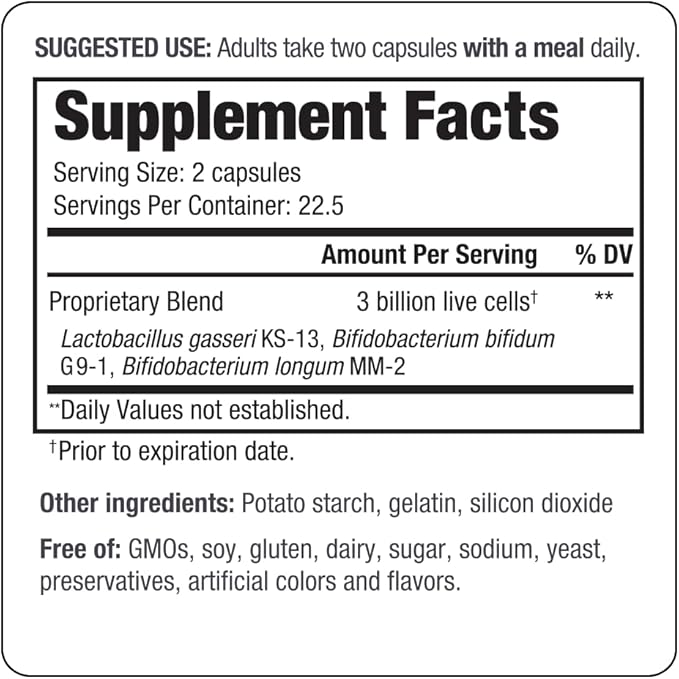 Kyo-Dophilus Daily Probiotic, Immune and Digestive Support*, 45 capsules (Packaging may vary)