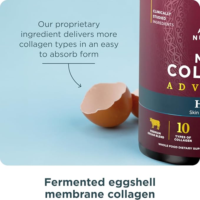 Ancient Nutrition Advanced Multi Collagen Protein Powder Hydrate, Mixed Berry, 30 Servings