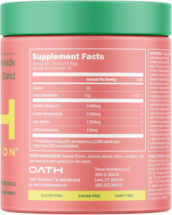 Sport Pre-Workout - Stim - 25 Servings - Melonade Stand