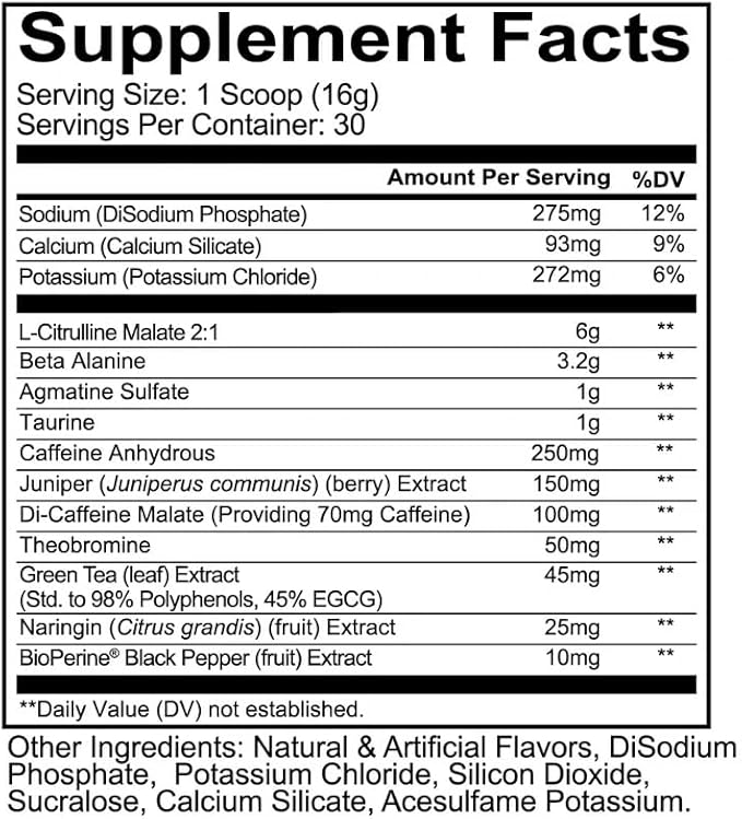 REDCON1 Total War Preworkout - Contains 320mg of Caffeine from Green Tea, Juniper & Beta Alanine - Pre Work Out with Amino Acids to Increase Pump, Energy + Endurance (Sour Gummy Bear, 30 Servings)