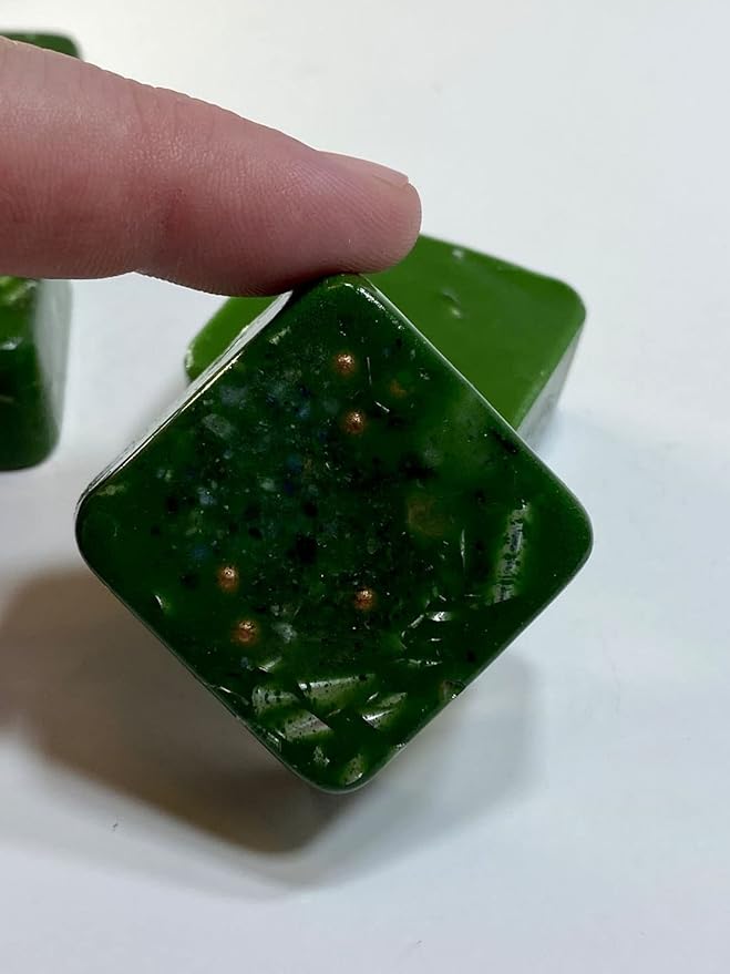 Green Chromium Oxide 2 Mini Cube Tower Busters Crystal Orgone (Green Chromium Oxide)