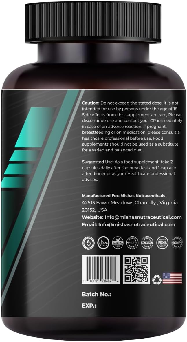 Strength Quercetin with Bromelain, Zinc, Vitamin C & D, Elderberry – Immune & Lung Support Supplement for Women & Men - Artemisinin, Sea Moss, Echinacea & Allergy Relief – Vegan 60 Capsules