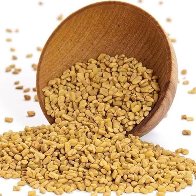 Bague Premium Whole Fenugreek seeds Organic Methi Seeds Dana Natural menthulu (7, Ounces)