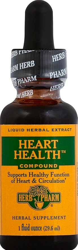 Herb Pharm Heart Health Liquid Herbal Formula with Hawthorn for Cardiovascular System Support - 1 Ounce (FCACT01)