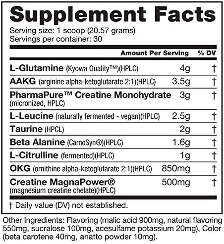 NutraBio Extreme Nitric Stack, Nitric Oxide and Cell Volumizing Formula- 30 Servings (Blood Orange)