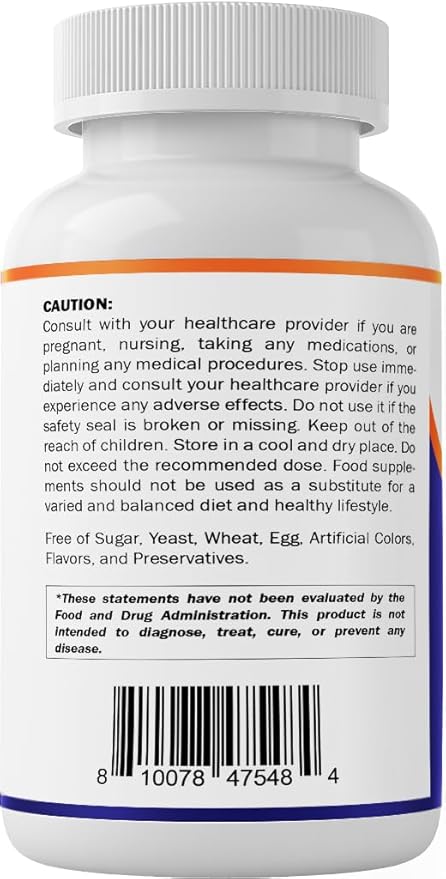 Vitamatic Red Yeast Rice 1200 mg Per Serving - 240 Veg Capsules - Made in The USA - Non-GMO & Gluten Free