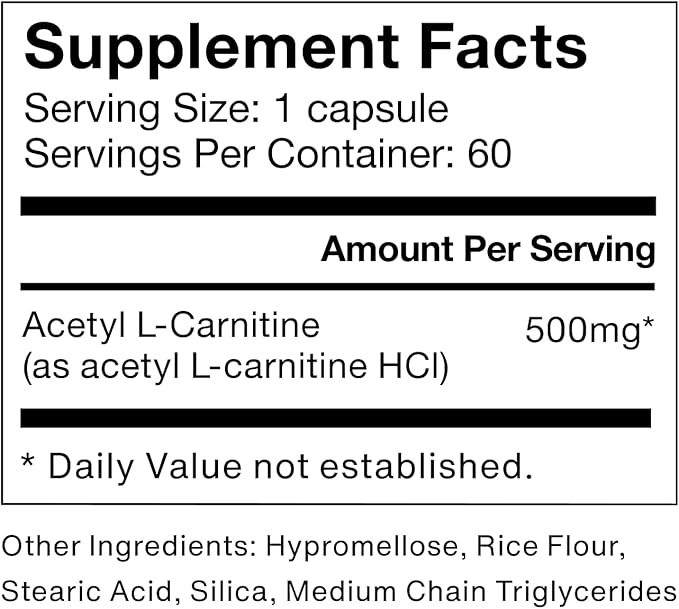 Momentous Acetyl-Carnitine, 60 Servings