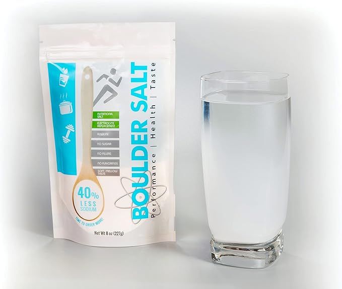 Low Sodium Salt - Potassium Magnesium Salt Substitute - Unflavored - 20oz - Tastes Good on Food or in Water. 283 Servings.