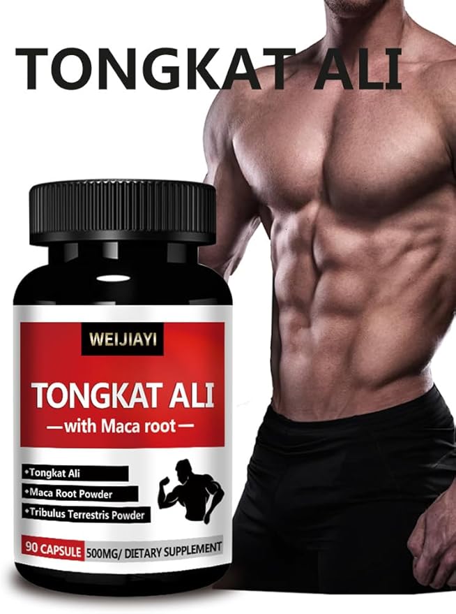 Weijia Yitong Ge Ali 500mg 90 Capsules - Tribulus terrestris and biotin, Vegetarian Capsules, Gluten Free, Potent Extract