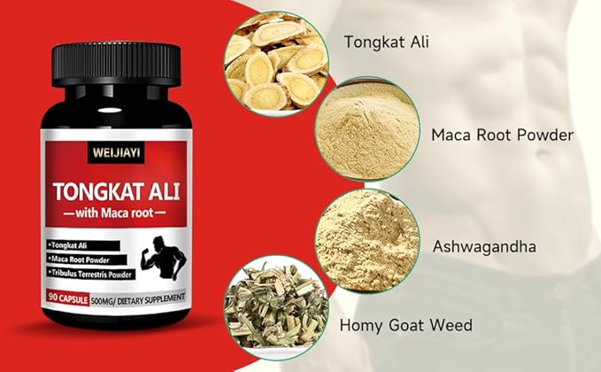 Weijia Yitong Ge Ali 500mg 90 Capsules - Tribulus terrestris and biotin, Vegetarian Capsules, Gluten Free, Potent Extract