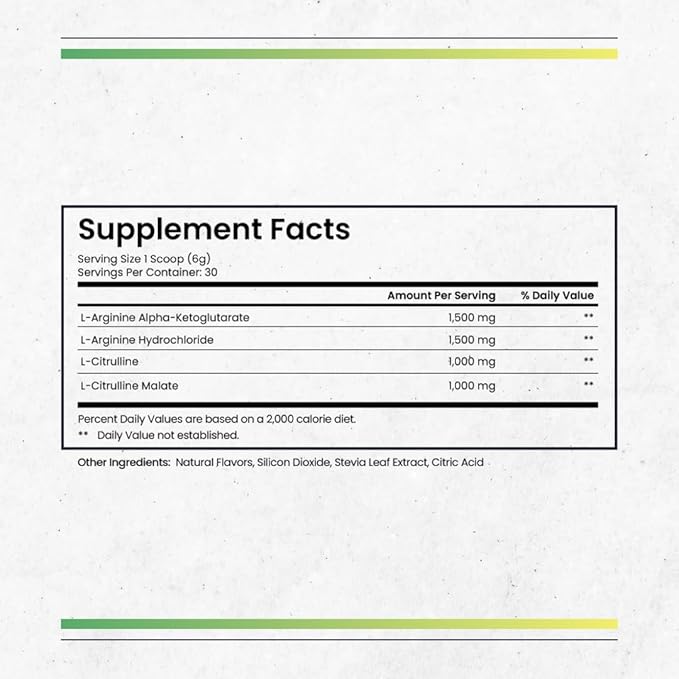 Nature's Pure Blend Liquid Nitric Oxide Supplements for Men – L-Arginine Powder – Nitric Oxide Booster & Circulation Supplement – Blood Flow Support, L Arginine and L Citrulline – 5000 MG