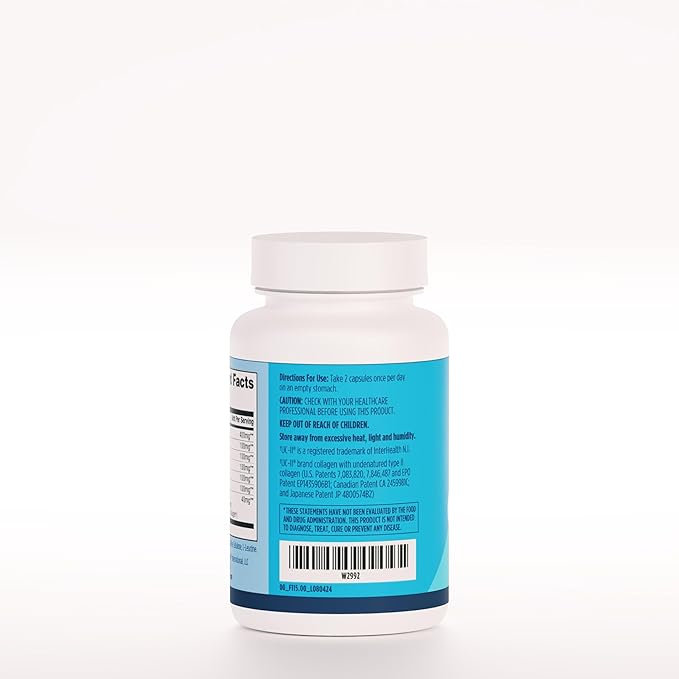 AdvoCare Flex Amino Acid & Collagen Supplement - Supports Joint, Skin & Bone Health* - Contains L-Glycine, L-Histidine, L-Leucine & More - 60 Capsules