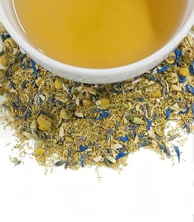 Harney & Sons Master Yellow & Blue Tea Tin - Herbal Blend of Chamomile, Lavender, and Cornflowers - 1.4 Oz, 20 Count