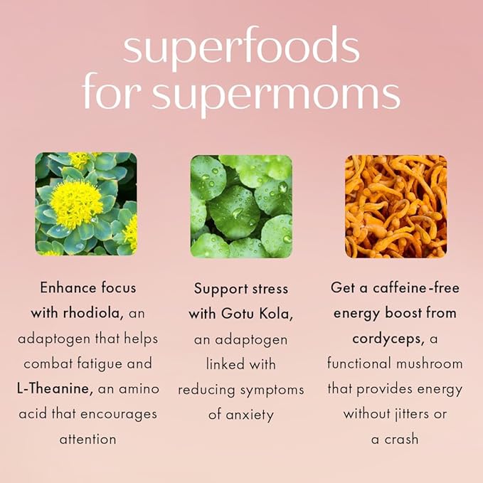 Boobie Relax Mom, Stress Support Supplement | Lactation Approved | Mood and Energy Support with Ashwagandha & L-Theanine, 60 Capsules