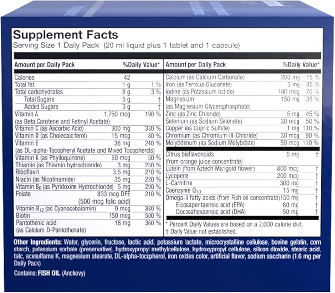 Orthomol Sport, 30-Day Supply, Premium Sports Nutrition Supplement with Vitamins A, B, C, D, E, Zinc, Iodine, Coenzyme Q10, L-Carnitine, Omega-3, and Essential Minerals for Optimal Performance