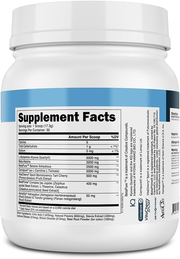Transparent Labs Post - Post-Workout Recovery Muscle Builder with L-Glutamine, Beta-Alanine and BetaPure Betaine Anhydrous for Muscle Recovery and Muscle Building - 30 Servings, Strawberry Lemonade