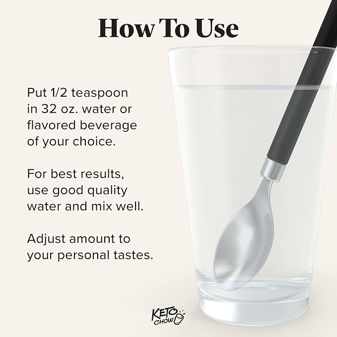 Keto Chow - Electrolyte Hydration Drops - Keto Diets & Intermittent Fasting - Immune Support - Gluten & Sugar Free - Paleo - Sodium, Magnesium, Potassium & Trace Minerals - Unflavored - 4 fl oz