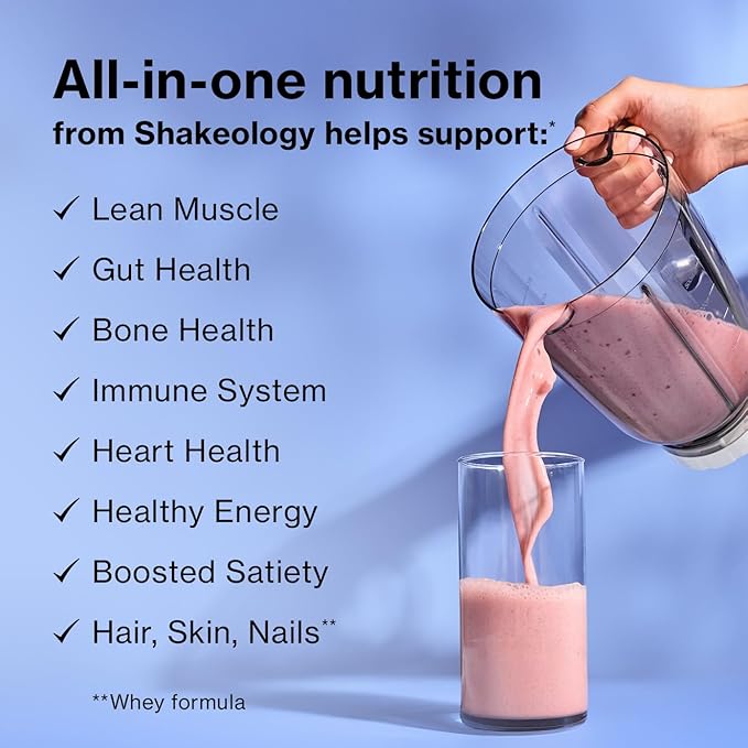 Shakeology Plant Based Protein Powder Blend – Gluten-Free Shake with Vitamins and Minerals – Helps Support Weight Loss, Lean Muscle, Gut Health – Chocolate, 30 Servings