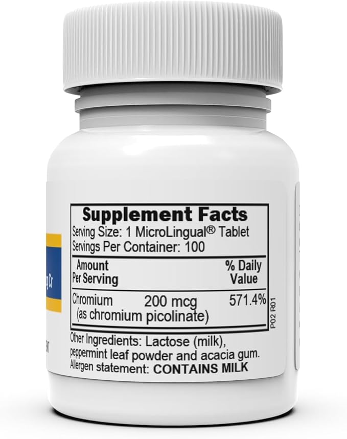 Superior Source Chromium Picolinate - Supplement for Women & Men - Supplement Formula Supports Healthy Sugar Metabolism - Mineral Supplement Aids Overall Health - 500 mcg, 50 Instant Dissolve Tablets