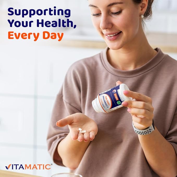 Vitamatic L-Carnitine Fumarate 1000 mg - 120 Vegetable Capsules (1 Bottle)