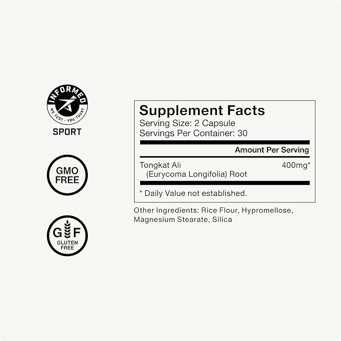 Momentous Tongkat Ali for Men and Women - Natural Performance Longjack Tongkat Ali Supplement for Health & Wellness - Hormone, Energy & Mood Support - Root Extract Powder, 30 Servings