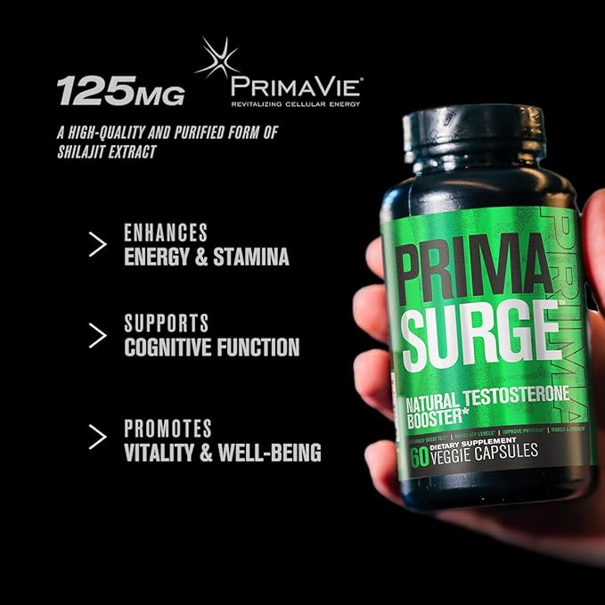 Jacked Factory Testosterone Booster for Men | Estrogen Blocker with Tongkat Ali - Androsurge Anti-Estrogen + Primasurge Natural Test Booster - for Muscle Growth, Vitality, Energy, 60 Day Supply