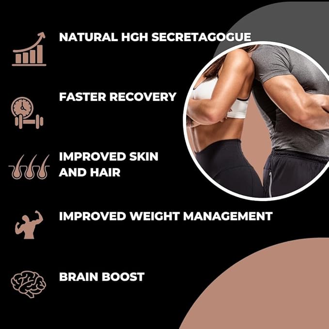 HGH Booster 2X Strength (150 Count) Anti-Aging, Increase Stamina and Energy, Rejuvenate Skin and Hair, L-Lysine HCL, L-Arginine HCL