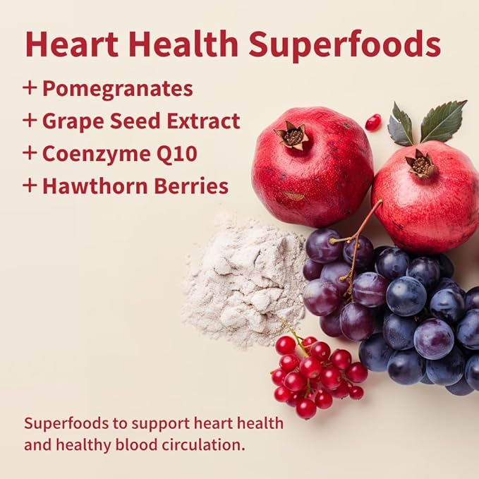 Snap Supplements Heart Health Bundle: CoQ10, Organic Beet Root, Hawthorn Berry, Turmeric & Odorless Garlic Capsules + Sugar-Free Gummies, 90 Caps & 60 Gummies