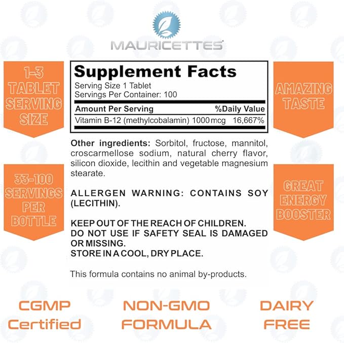 Chewable Vitamin D3 with K2 & Chewable Vitamin B12 1000 mcg Energy and Immune Support Bundle