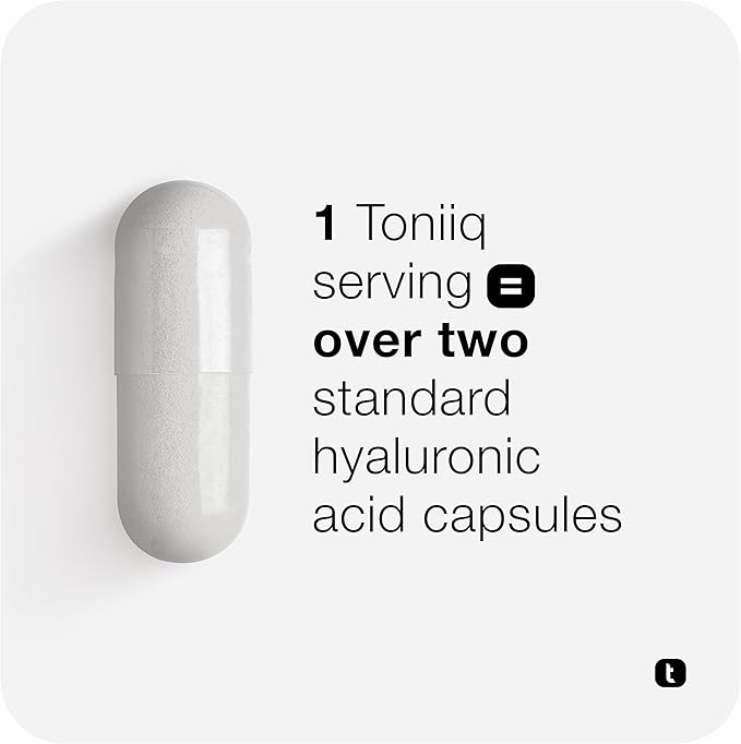 Ultra High Purity Hyaluronic Acid Capsules - 95%+ Highly Purified and Highly Bioavailable - 275mg Formula - Non-GMO Fermentation - High Strength with Vitamin C - 360 Capsules