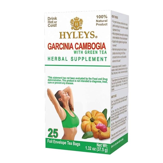HYLEYS Tea Garcinia Cambogia Green Tea Original Flavor - 25 Tea Bags